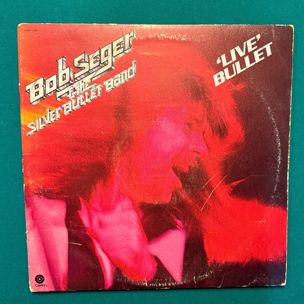 Bob Seger And The Silver Bullet Band Vinyl Lp, “live” Bullet, First Press, 1976